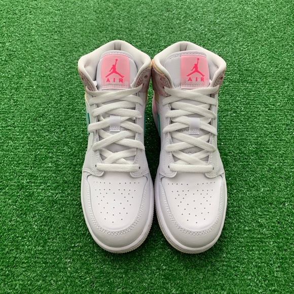 -Edm- 🍦*NEW* Air Jordan 1 Mid ‘Paint Drip’ (GS) - Picture 3 of 10